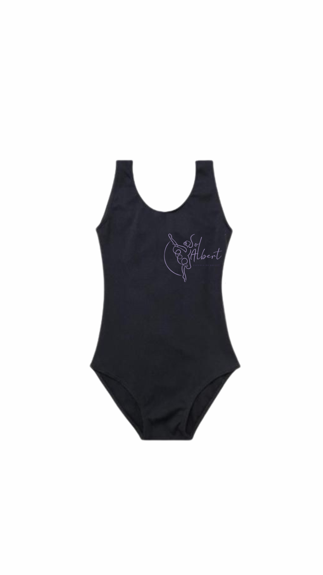 Malla Lycra Negra con Bordado - Piccola Stella